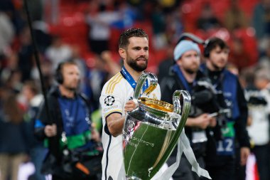 Nacho Şampiyonlar Ligi 2024 'te Borussia Dortmund ve Real Madrid arasında oynanan final maçında (Maciej Rogowski)