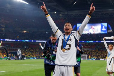 Jude Bellingham, Borussia Dortmund ve Real Madrid arasında oynanan 2024 Şampiyonlar Ligi final maçında (Maciej Rogowski)