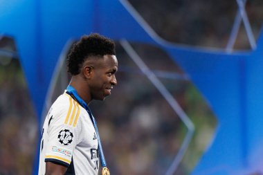 Borussia Dortmund ve Real Madrid (Maciej Rogowski) arasında oynanan 2024 Şampiyonlar Ligi final maçında Vinicius Junior)