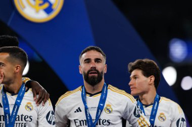 Dani Carvajal, Borussia Dortmund ve Real Madrid arasında oynanan 2024 Şampiyonlar Ligi final maçında (Maciej Rogowski)