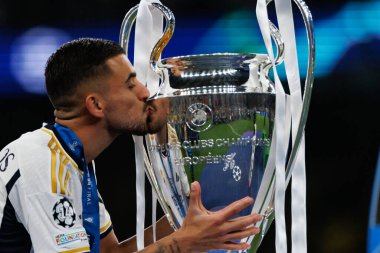 Dani Ceballos, Borussia Dortmund ve Real Madrid arasında oynanan 2024 Şampiyonlar Ligi final maçında (Maciej Rogowski)