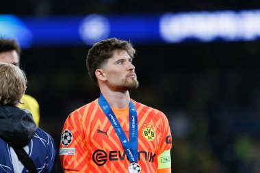 Gregor Kobel, Borussia Dortmund ve Real Madrid arasında oynanan 2024 Şampiyonlar Ligi final maçında (Maciej Rogowski)