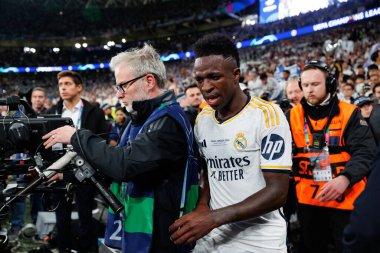 Borussia Dortmund ve Real Madrid (Maciej Rogowski) arasında oynanan 2024 Şampiyonlar Ligi final maçında Vinicius Junior)