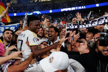 Borussia Dortmund ve Real Madrid (Maciej Rogowski) arasında oynanan 2024 Şampiyonlar Ligi final maçında Vinicius Junior)