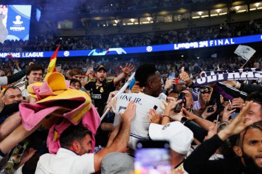 Borussia Dortmund ve Real Madrid (Maciej Rogowski) arasında oynanan 2024 Şampiyonlar Ligi final maçında Vinicius Junior)