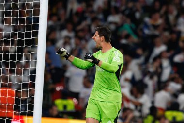 Thibaut Courtois Şampiyonlar Ligi 2024 'te Borussia Dortmund ve Real Madrid arasında oynanan final maçında (Maciej Rogowski)