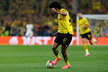 Borussia Dortmund ve Real Madrid (Maciej Rogowski) arasında oynanan 2024 Şampiyonlar Ligi final maçı sırasında Karim Adeyemi)