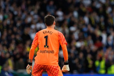 Gregor Kobel, Borussia Dortmund ve Real Madrid arasında oynanan 2024 Şampiyonlar Ligi final maçında (Maciej Rogowski)