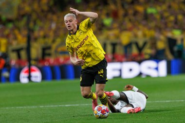 Julian Ryerson, Borussia Dortmund ve Real Madrid arasında oynanan 2024 Şampiyonlar Ligi final maçında (Maciej Rogowski)