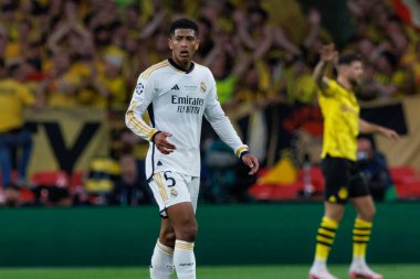 Jude Bellingham, Borussia Dortmund ve Real Madrid arasında oynanan 2024 Şampiyonlar Ligi final maçında (Maciej Rogowski)