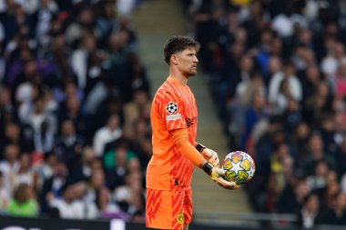 Gregor Kobel, Borussia Dortmund ve Real Madrid arasında oynanan 2024 Şampiyonlar Ligi final maçında (Maciej Rogowski)