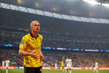Julian Ryerson, Borussia Dortmund ve Real Madrid arasında oynanan 2024 Şampiyonlar Ligi final maçında (Maciej Rogowski)