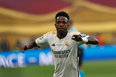 Borussia Dortmund ve Real Madrid (Maciej Rogowski) arasında oynanan 2024 Şampiyonlar Ligi final maçında Vinicius Junior)