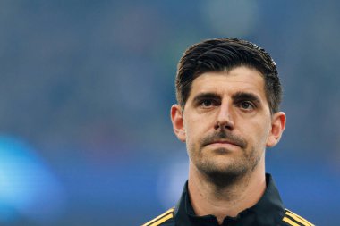 Thibaut Courtois Şampiyonlar Ligi 2024 'te Borussia Dortmund ve Real Madrid arasında oynanan final maçında (Maciej Rogowski)