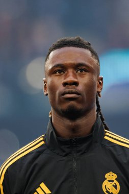 Borussia Dortmund ve Real Madrid (Maciej Rogowski) arasında oynanan 2024 Şampiyonlar Ligi final maçında Eduardo Camavinga)