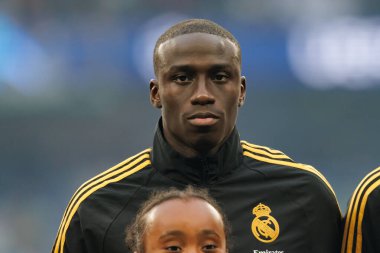 Borussia Dortmund ve Real Madrid (Maciej Rogowski) arasında oynanan 2024 Şampiyonlar Ligi final maçı sırasında Ferland Mendy)