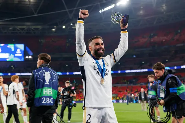 Dani Carvajal, Borussia Dortmund ve Real Madrid arasında oynanan 2024 Şampiyonlar Ligi final maçında (Maciej Rogowski)
