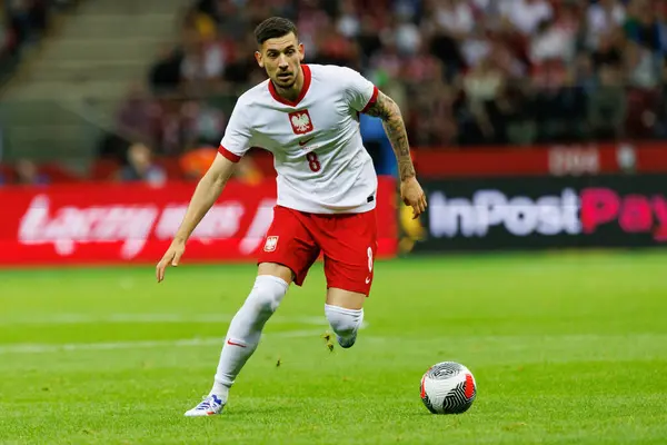 stock image Jakub Moder  during Friendly  game between national teams of Poland and Ukraine at PGE Narodowy, Warsaw, Poland 