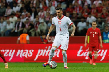 Polonya ve Türkiye milli takımları arasındaki PGE Narodowy, Varşova, Polonya (Maciej Rogowski)