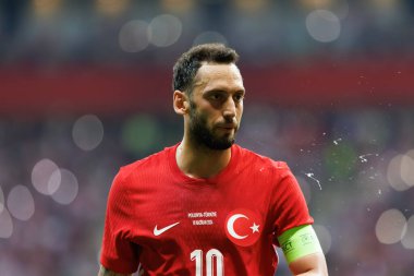 Polonya ve Türkiye milli takımları arasında oynanan PGE Narodowy, Varşova, Polonya (Maciej Rogowski) maçında Hakan Calhanoğlu)