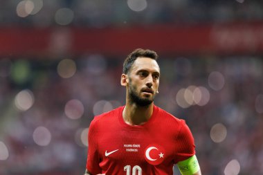 Polonya ve Türkiye milli takımları arasında oynanan PGE Narodowy, Varşova, Polonya (Maciej Rogowski) maçında Hakan Calhanoğlu)