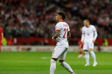 Nicola Zalewski during Friendly game between national teams of Poland and Turkey  at PGE Narodowy, Warsaw, Poland (Maciej Rogowski) clipart