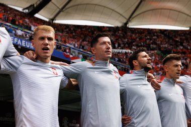 Robert Lewandowski UEFA Euro 2024 maçında Polonya ve Hollanda milli takımları arasında Olympiastadion, Berlin, Almanya (Maciej Rogowski))
