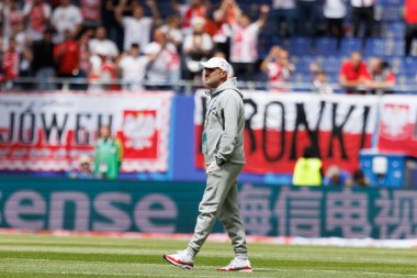 Michal Probierz UEFA Euro 2024 maçı sırasında Polonya ve Hollanda milli takımları arasında Olympiastadion, Berlin, Almanya (Maciej Rogowski))