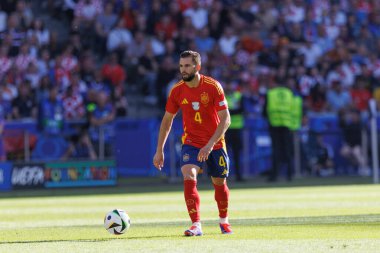 İspanya ve Hırvatistan milli takımları arasında oynanan UEFA Euro 2024 maçında Nacho, Berlin, Almanya (Maciej Rogowski))