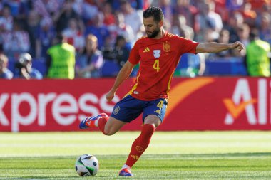 İspanya ve Hırvatistan milli takımları arasında oynanan UEFA Euro 2024 maçında Nacho, Berlin, Almanya (Maciej Rogowski))