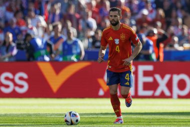 İspanya ve Hırvatistan milli takımları arasında oynanan UEFA Euro 2024 maçında Nacho, Berlin, Almanya (Maciej Rogowski))