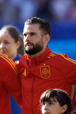 İspanya ve Hırvatistan milli takımları arasında oynanan UEFA Euro 2024 maçında Nacho, Berlin, Almanya (Maciej Rogowski))