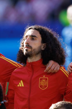 Marc Cucurella UEFA Euro 2024 maçında İspanya ve Hırvatistan milli takımları arasında Olympiastadion, Berlin, Almanya (Maciej Rogowski))