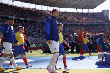 Lovro Majer, UEFA Euro 2024 maçında İspanya ve Hırvatistan milli takımları arasında Olympiastadion, Berlin, Almanya (Maciej Rogowski))