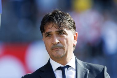 Zlatko Daliç UEFA Euro 2024 maçı sırasında İspanya ve Hırvatistan milli takımları arasında Olympiastadion, Berlin, Almanya 'da oynanan maçta (Maciej Rogowski)