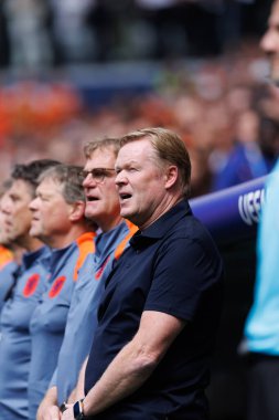 Ronald Koeman UEFA Euro 2024 maçı sırasında Polonya ve Hollanda milli takımları arasında Olympiastadion, Berlin, Almanya (Maciej Rogowski))