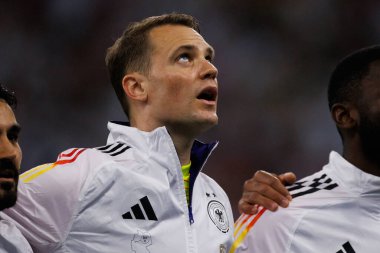 Manuel Neuer UEFA Euro 2024 maçında İsviçre ve Almanya milli takımları arasında Frankfurt, Almanya 'da Deutsche Bank Park' ta görüldü (Maciej Rogowski)