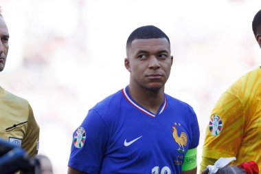 Kylian Mbappe, Fransa ve Polonya milli takımları arasında Almanya 'nın Dortmund kentinde oynanan UEFA Euro 2024 maçı sırasında görüldü (Maciej Rogowski)