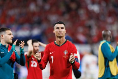 Cristiano Ronaldo, Portekiz ve Çek Cumhuriyeti milli takımları arasında oynanan UEFA Euro 2024 maçında Red Bull Arena 'da (Maciej Rogowski)