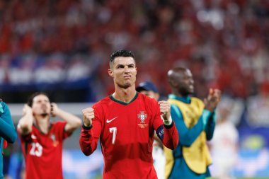 Cristiano Ronaldo, Portekiz ve Çek Cumhuriyeti milli takımları arasında oynanan UEFA Euro 2024 maçında Red Bull Arena 'da (Maciej Rogowski)