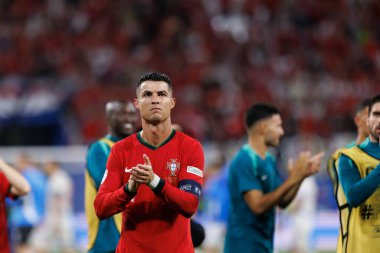 Cristiano Ronaldo, Portekiz ve Çek Cumhuriyeti milli takımları arasında oynanan UEFA Euro 2024 maçında Red Bull Arena 'da (Maciej Rogowski)