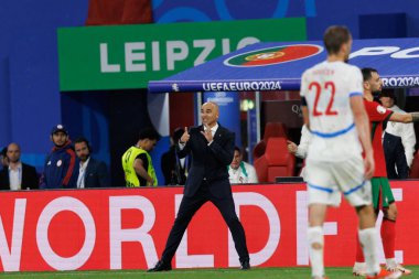 Roberto Martinez, UEFA Euro 2024 maçında Portekiz ve Çek Cumhuriyeti milli takımları arasında Red Bull Arena 'da (Maciej Rogowski)
