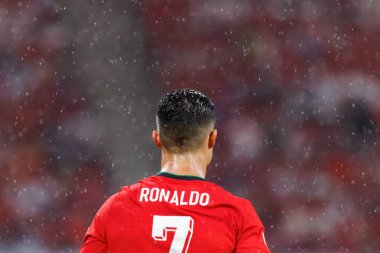 Cristiano Ronaldo, UEFA Euro 2024 maçında Portekiz ve Çek Cumhuriyeti milli takımları arasında Red Bull Arena 'da görüldü (Maciej Rogowski)