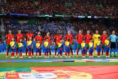 Portekiz milli takımları arasında oynanan UEFA Euro 2024 maçında Red Bull Arena 'da Portekiz ve Çek Cumhuriyeti milli takımları arasında görüldü (Maciej Rogowski)