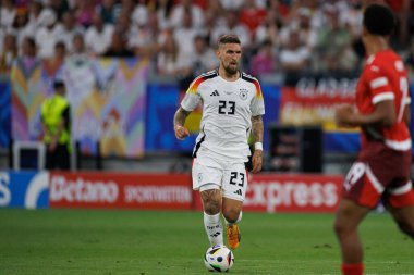 Robert Andrich, İsviçre ve Almanya milli takımları arasında oynanan UEFA Euro 2024 maçında Deutsche Bank Park 'ta (Maciej Rogowski)