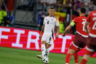 Toni Kroos, İsviçre ve Almanya milli takımları arasında Deutsche Bank Park 'ta (Maciej Rogowski)