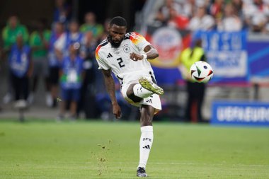 Antonio Rudiger, İsviçre ve Almanya milli takımları arasında oynanan UEFA Euro 2024 maçında Deutsche Bank Park 'ta (Maciej Rogowski)