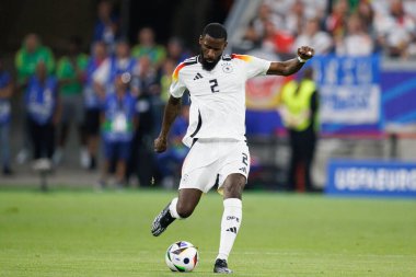 Antonio Rudiger, İsviçre ve Almanya milli takımları arasında oynanan UEFA Euro 2024 maçında Deutsche Bank Park 'ta (Maciej Rogowski)