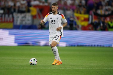 Robert Andrich, İsviçre ve Almanya milli takımları arasında oynanan UEFA Euro 2024 maçında Deutsche Bank Park 'ta (Maciej Rogowski)