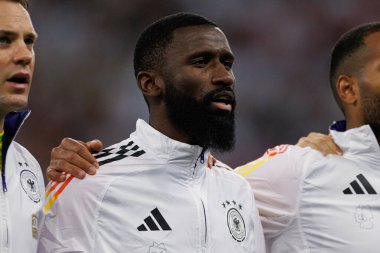 Antonio Rudiger, İsviçre ve Almanya milli takımları arasında oynanan UEFA Euro 2024 maçında Deutsche Bank Park 'ta (Maciej Rogowski)